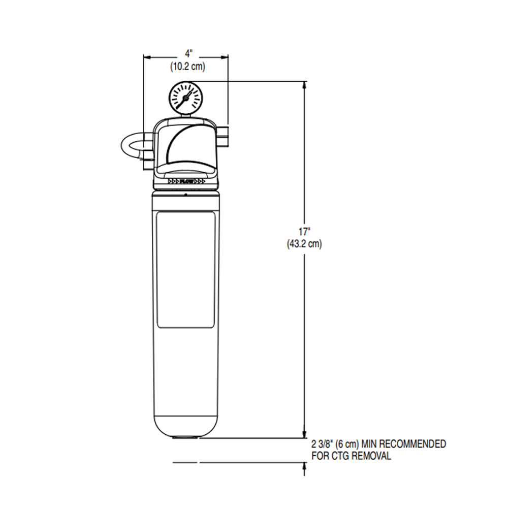 3M™ ICE125-S Commercial Ice Maker Water Filtration System ...