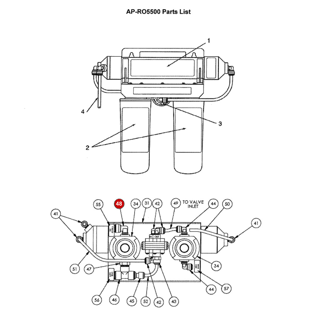 74-3210604 Elbow Joint for 3M APRO5500– AquaPureFilters.com